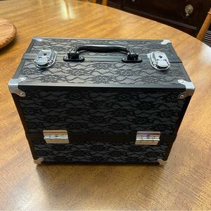 Black Lace Makeup Case